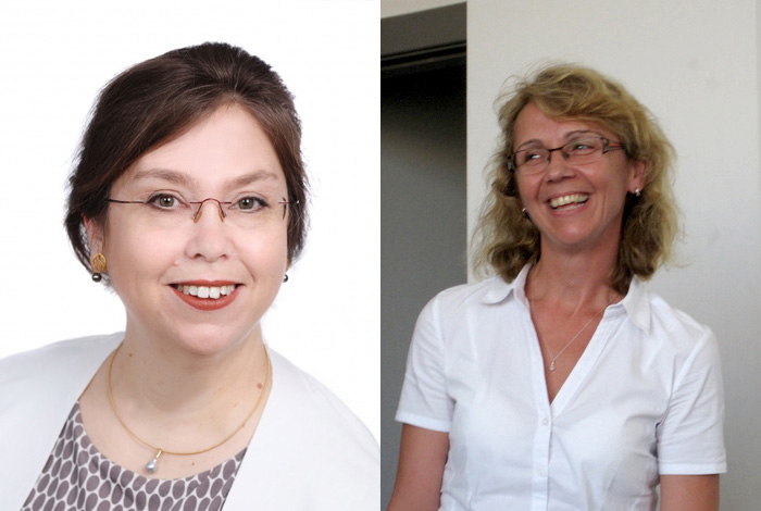 Prof. Dr. Anke-Susanne Müller (l.) und Prof. Dr. Margarete Mühlleitner 
