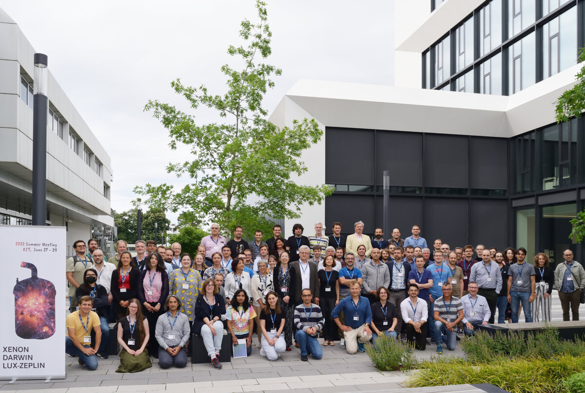 Scientists met at KIT Karlsruhe, Germany, to work on the next-generation dark matter detector. Photo: Joachim Wolf, KIT